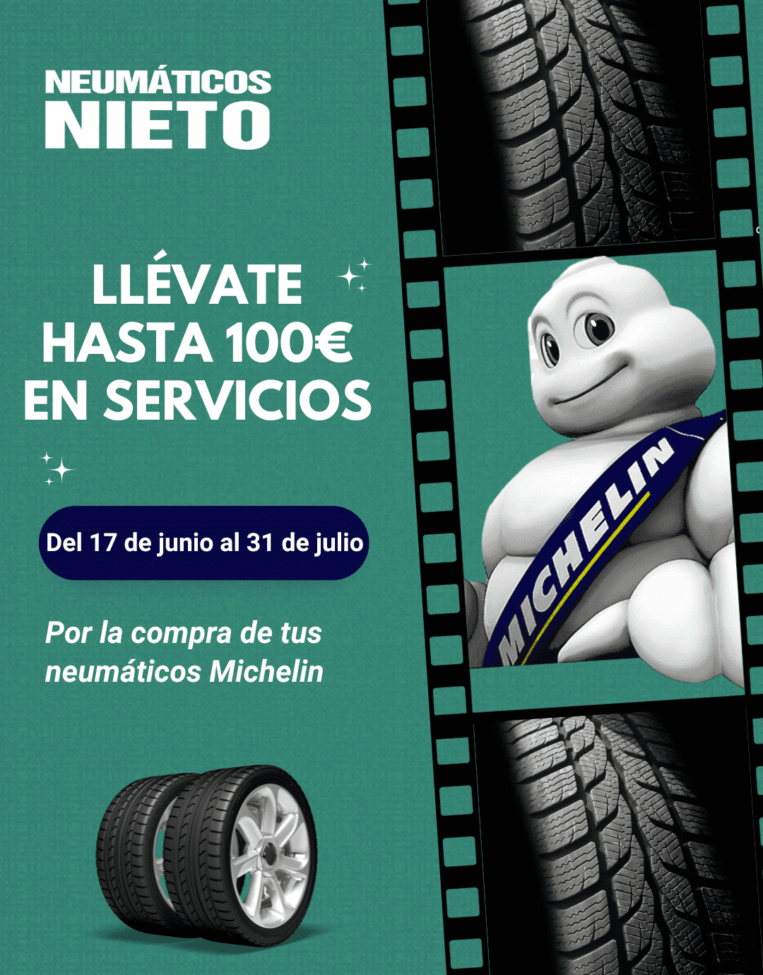 Promoción de reembolso en Neumaticos Michelin 2024
